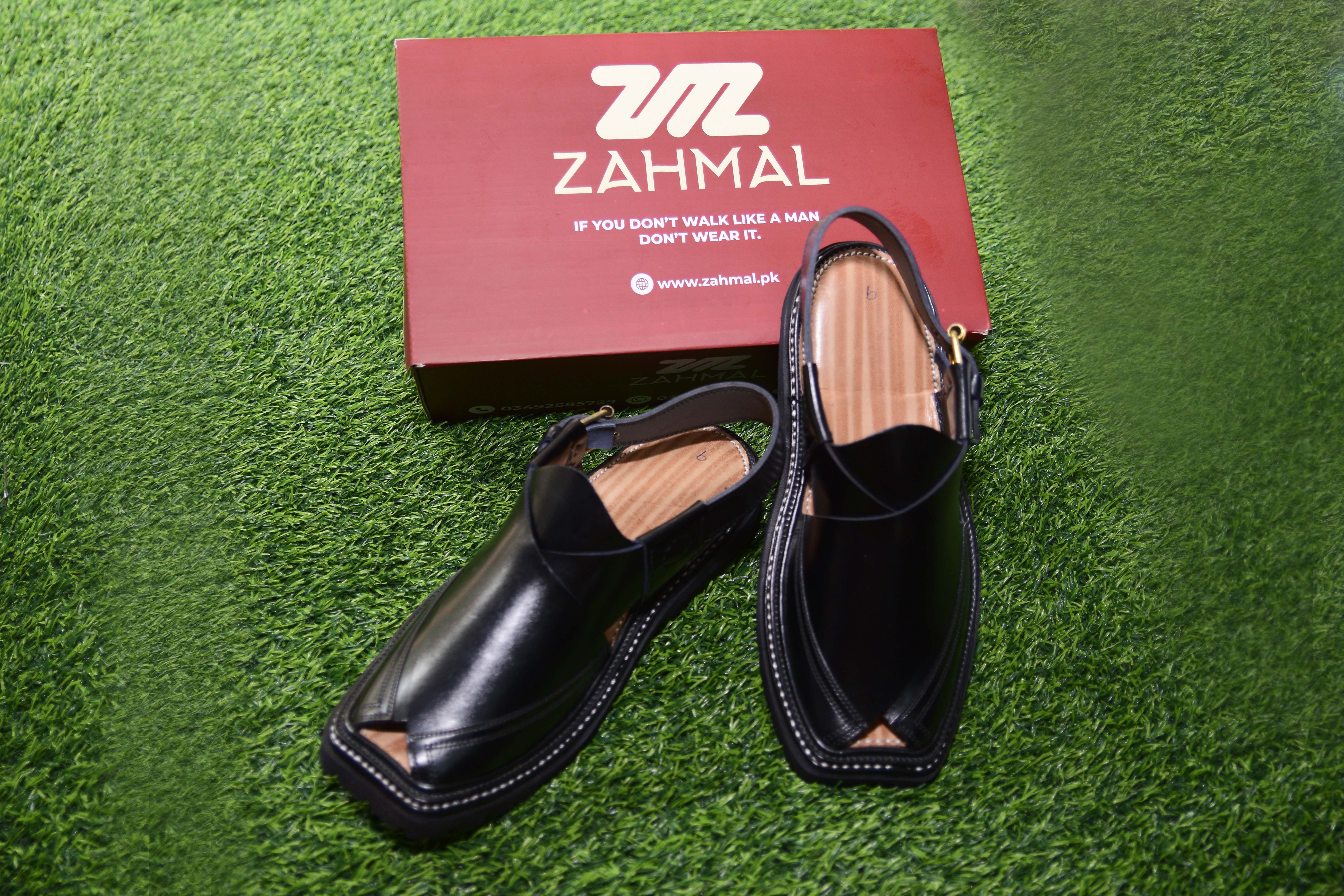 Hover Thumbnail Vibram Sole Chappal – Medicated Comfort Black