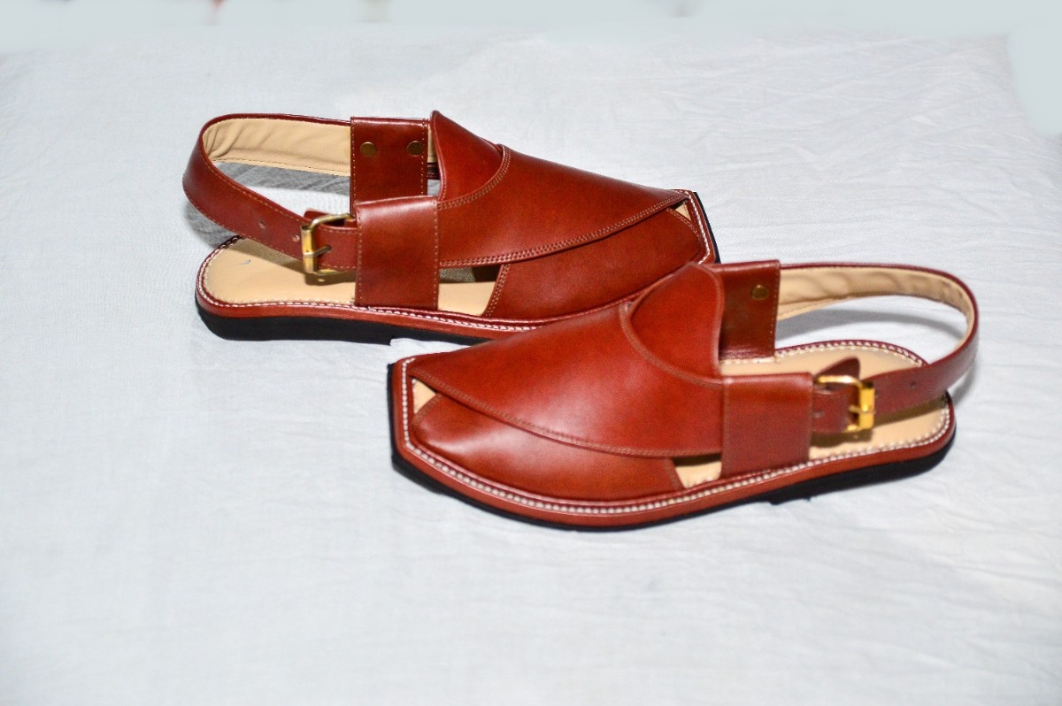 Hover Thumbnail Smart Zalmi Chappal – Brown, Medicated Sole, Cut Design